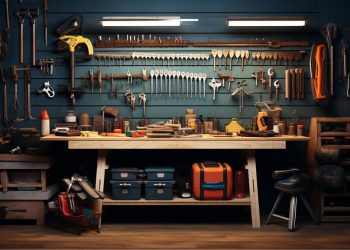 Rent or borrow tools to save money.